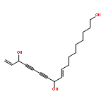 Octadeca-9,17-dien-12,14-diyne-1,11,16-triol