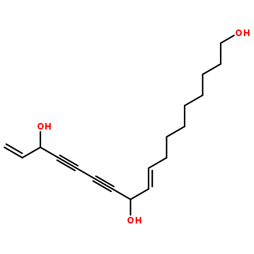 Octadeca-9,17-dien-12,14-diyne-1,11,16-triol