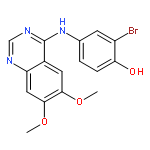 4-(3-Bromo-4-hydroxyphenylamino)-6,7-dimethoxyquinazoline