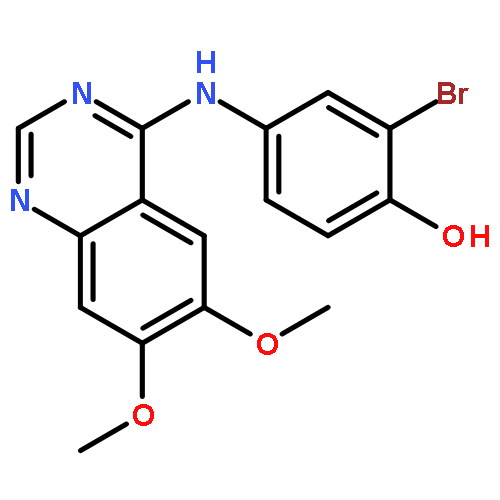 4-(3-Bromo-4-hydroxyphenylamino)-6,7-dimethoxyquinazoline