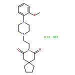 8-(2-(4-(2-Methoxyphenyl)piperazin-1-yl)ethyl)-8-azaspiro[4.5]decane-7,9-dione dihydrochloride