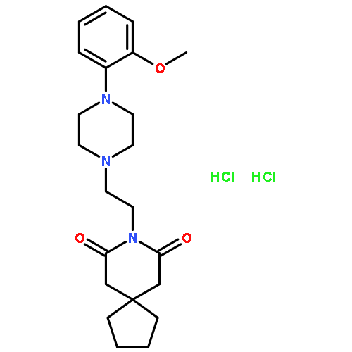 8-(2-(4-(2-Methoxyphenyl)piperazin-1-yl)ethyl)-8-azaspiro[4.5]decane-7,9-dione dihydrochloride