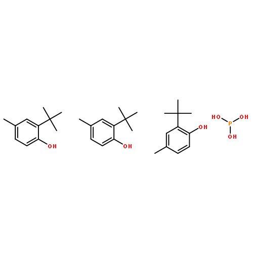 Phenol, 2-(1,1-dimethylethyl)-4-methyl-, phosphite (3:1)