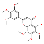 5-hydroxy-6,7,8-trimethoxy-2-(3,4,5-trimethoxyphenyl)-4H-chromen-4-one