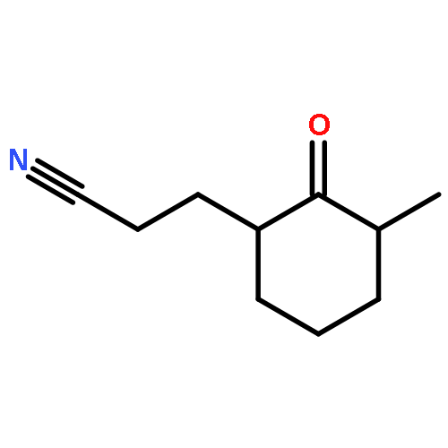 Cyclohexanepropanenitrile, 3-methyl-2-oxo-