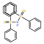 Phosphinothioic amide, N-(diphenylphosphinoselenoyl)-P,P-diphenyl-