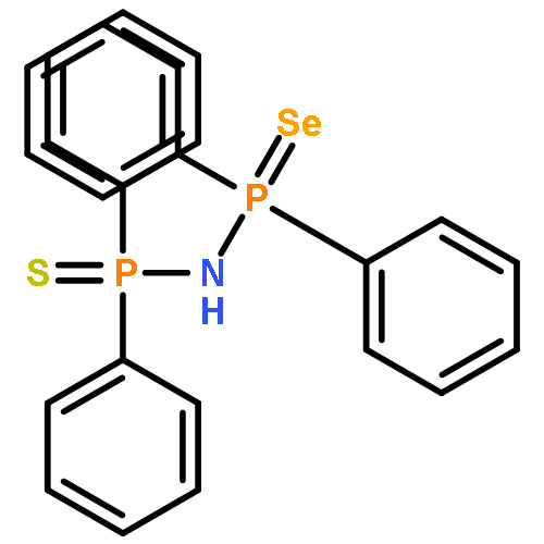 Phosphinothioic amide, N-(diphenylphosphinoselenoyl)-P,P-diphenyl-