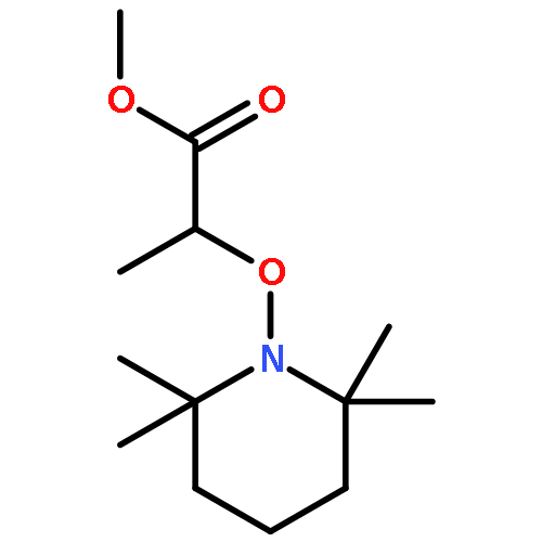 Propanoic acid, 2-[(2,2,6,6-tetramethyl-1-piperidinyl)oxy]-, methyl ester