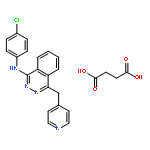 N-(4-Chlorophenyl)-4-(pyridin-4-ylmethyl)phthalazin-1-amine succinate