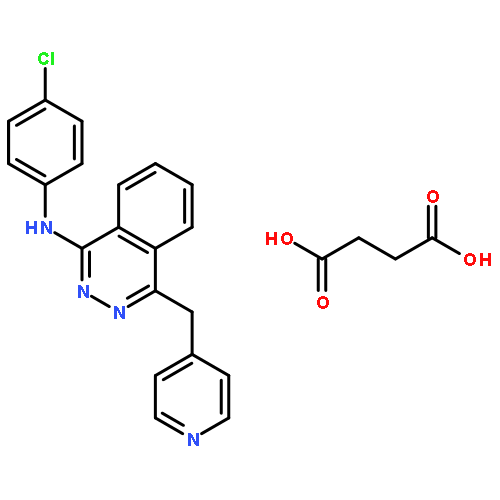 N-(4-Chlorophenyl)-4-(pyridin-4-ylmethyl)phthalazin-1-amine succinate