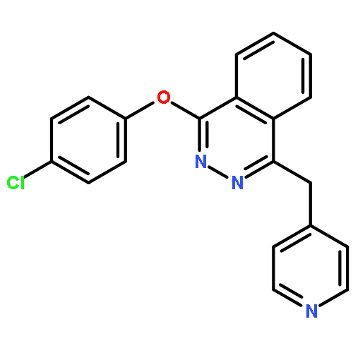 Phthalazine, 1-(4-chlorophenoxy)-4-(4-pyridinylmethyl)-