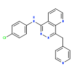 Pyrido[2,3-d]pyridazin-5-amine,N-(4-chlorophenyl)-8-(4-pyridinylmethyl)-