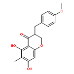 5,7-dihydroxy-3-(4-methoxybenzyl)-6-methyl-chroman-4-one