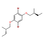 Benzene, 1,4-dibromo-2,5-bis[(2S)-2-methylbutoxy]-