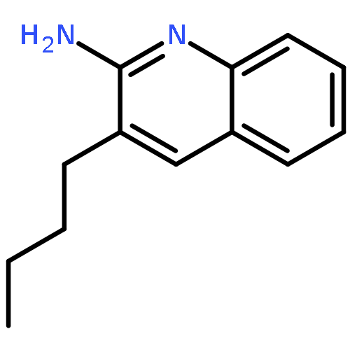 2-Quinolinamine, 3-butyl-