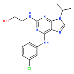 2-[[6-(3-chloroanilino)-9-propan-2-ylpurin-2-yl]amino]ethanol