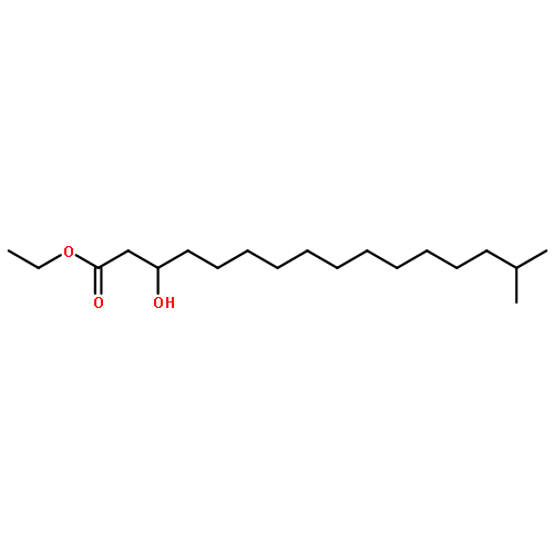 Hexadecanoic acid, 3-hydroxy-15-methyl-, ethyl ester, (3R)-