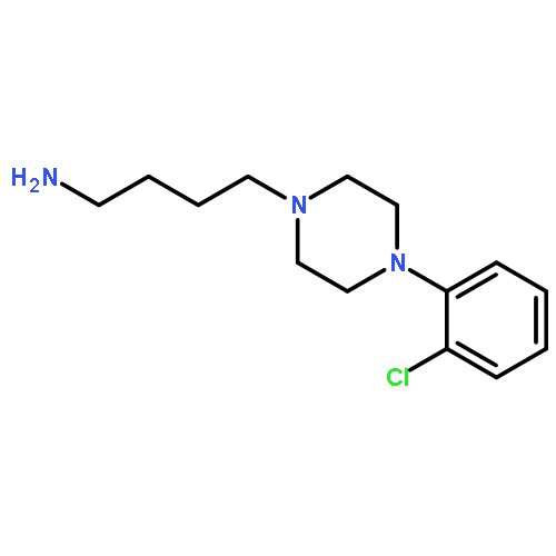 1-Piperazinebutanamine, 4-(2-chlorophenyl)-