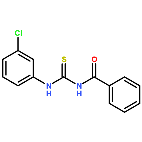 N-[(3-chlorophenyl)carbamothioyl]benzamide