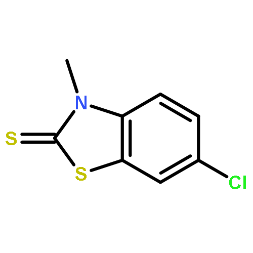 6-chloro-3-methyl-1,3-benzothiazole-2(3H)-thione