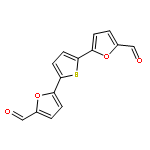 2-Furancarboxaldehyde, 5,5'-(2,5-thiophenediyl)bis-