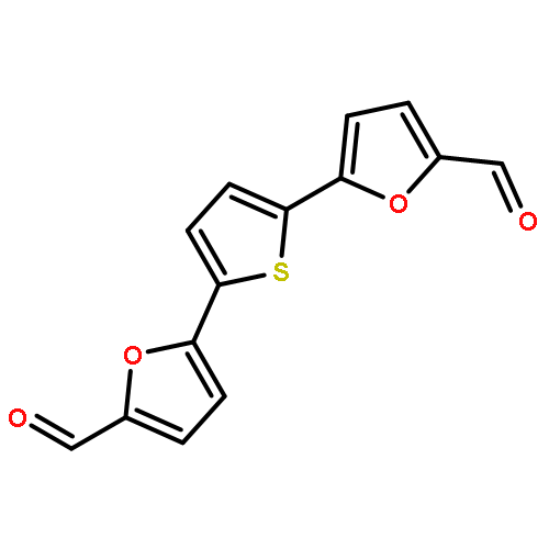 2-Furancarboxaldehyde, 5,5'-(2,5-thiophenediyl)bis-