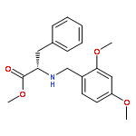 L-Phenylalanine, N-[(2,4-dimethoxyphenyl)methyl]-, methyl ester