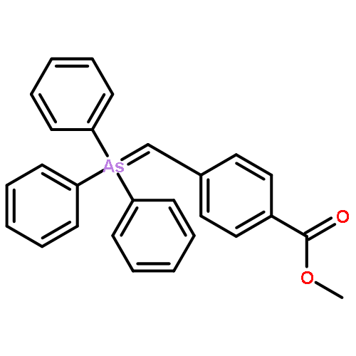 Benzoic acid, 4-[(triphenylarsoranylidene)methyl]-, methyl ester