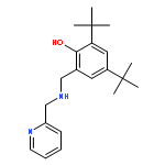 Phenol, 2,4-bis(1,1-dimethylethyl)-6-[[(2-pyridinylmethyl)amino]methyl]-