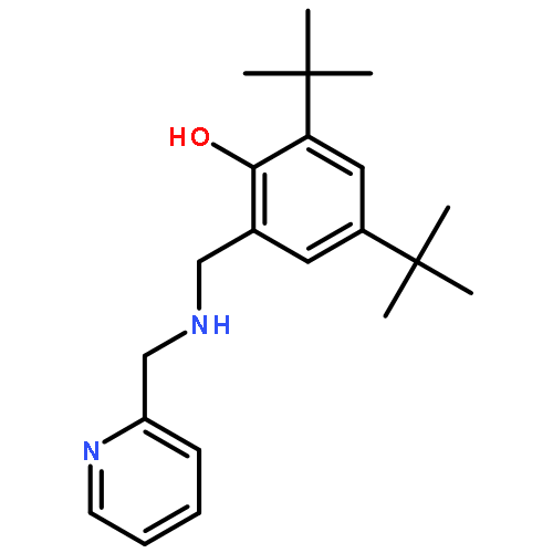 Phenol, 2,4-bis(1,1-dimethylethyl)-6-[[(2-pyridinylmethyl)amino]methyl]-