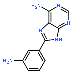 8-(3-aminophenyl)-7H-purin-6-amine