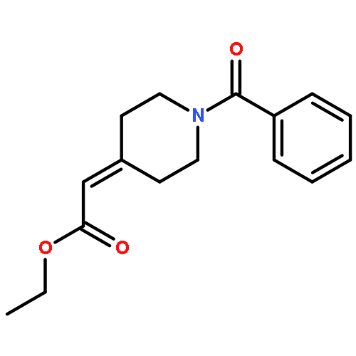 Acetic acid, (1-benzoyl-4-piperidinylidene)-, ethyl ester