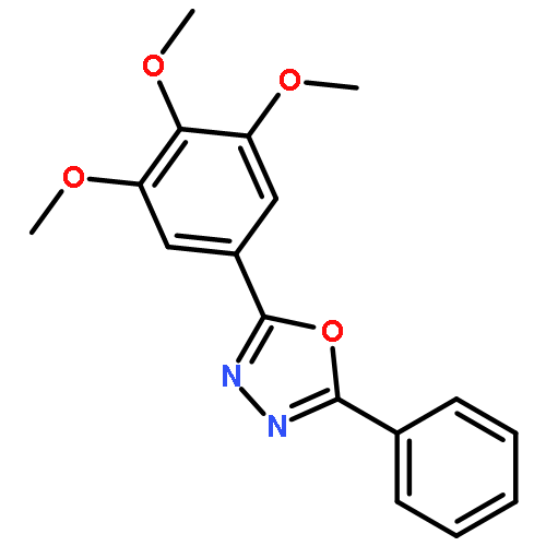 1,3,4-Oxadiazole, 2-phenyl-5-(3,4,5-trimethoxyphenyl)-