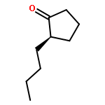 CYCLOPENTANONE, 2-BUTYL-, (2R)-