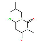 2,4(1H,3H)-Pyrimidinedione, 6-chloro-3-methyl-1-(2-methylpropyl)-