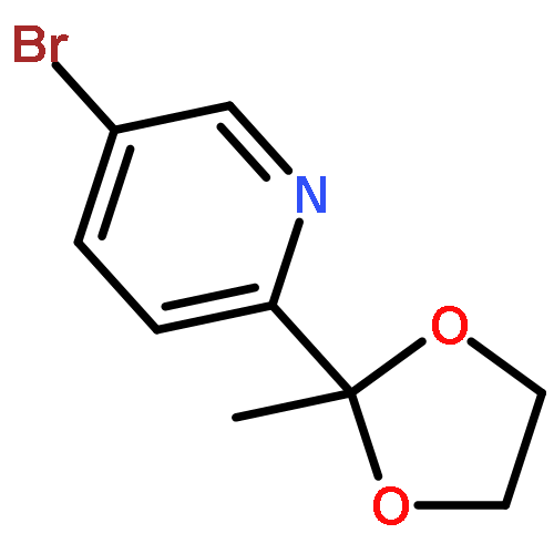 5-Bromo-2-(2-methyl-1,3-dioxolan-2-yl)pyridine