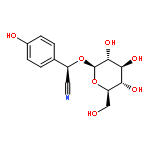 Benzeneacetonitrile, a-(b-D-glucopyranosyloxy)-4-hydroxy-, (aR)-