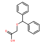 (diphenylmethoxy)acetic acid