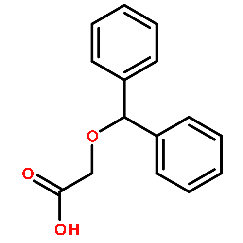 (diphenylmethoxy)acetic acid