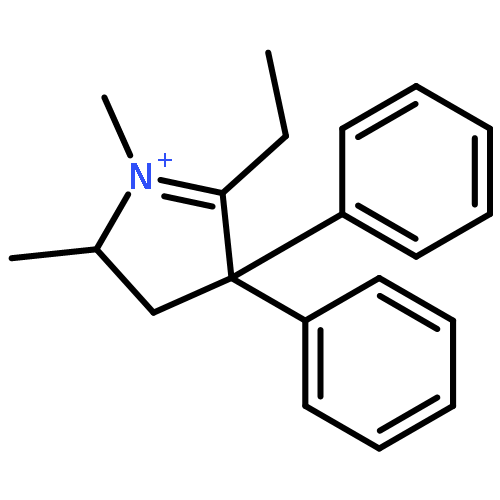 2H-Pyrrolium, 5-ethyl-3,4-dihydro-1,2-dimethyl-4,4-diphenyl-