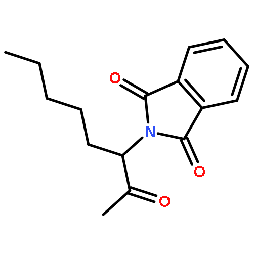 1H-Isoindole-1,3(2H)-dione, 2-(1-acetylhexyl)-