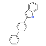 2-(4-phenylphenyl)-1h-indole