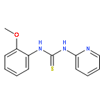 Thiourea, N-(2-methoxyphenyl)-N'-2-pyridinyl-