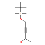 3-Pentyn-2-ol, 5-[[(1,1-dimethylethyl)dimethylsilyl]oxy]-