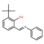 Phenol, 2-(1,1-dimethylethyl)-6-[(phenylimino)methyl]-