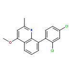 Quinoline, 8-(2,4-dichlorophenyl)-4-methoxy-2-methyl-