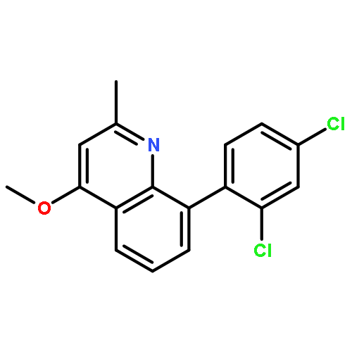 Quinoline, 8-(2,4-dichlorophenyl)-4-methoxy-2-methyl-