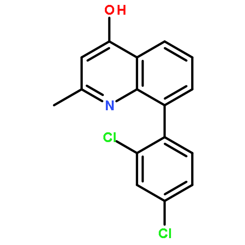 4-Quinolinol, 8-(2,4-dichlorophenyl)-2-methyl-