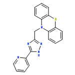 10H-Phenothiazine, 10-[[5-(2-pyridinyl)-1H-1,2,4-triazol-3-yl]methyl]-