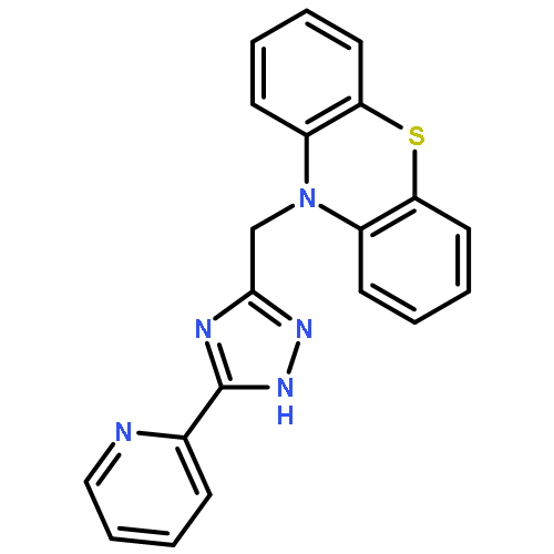 10H-Phenothiazine, 10-[[5-(2-pyridinyl)-1H-1,2,4-triazol-3-yl]methyl]-